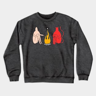 Party with the devil Crewneck Sweatshirt